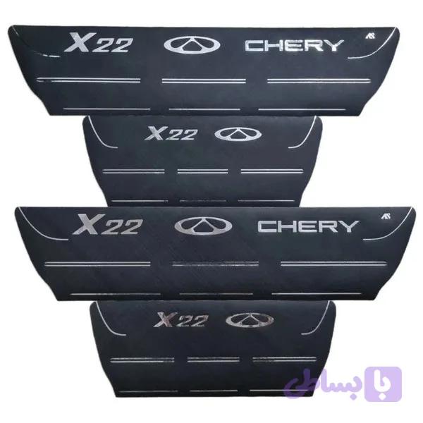 برچسب پارکابی خودرو طرح چرم کد M365 مناسب برای X22 مجموعه 4 عددی تولیدی مستر لوکسینو