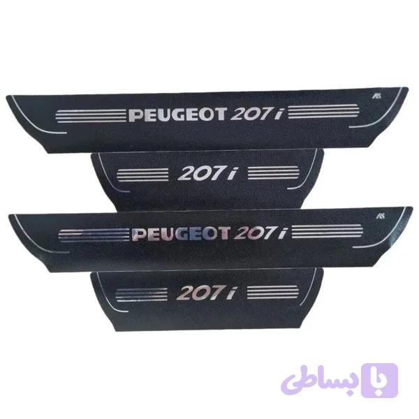 برچسب پارکابی خودرو طرح چرم کد M391 مناسب برای پژو 207i مجموعه 4 عددی تولیدی مستر لوکسینو