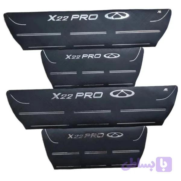 برچسب پارکابی خودرو طرح چرم کد M371 مناسب برای X22 PRO مجموعه 4 عددی تولیدی مستر لوکسینو