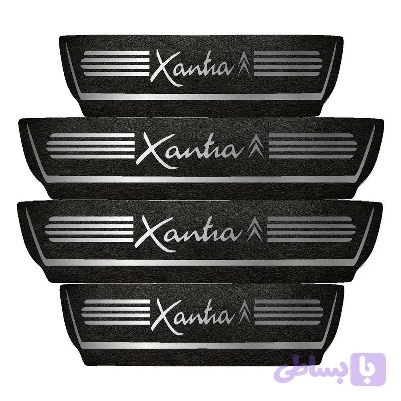 برچسب پارکابی خودرو مهدیار طرح چرم کد pka1045 مناسب برای زانتیا بسته 4 عددی تولیدی مستر لوکسینو