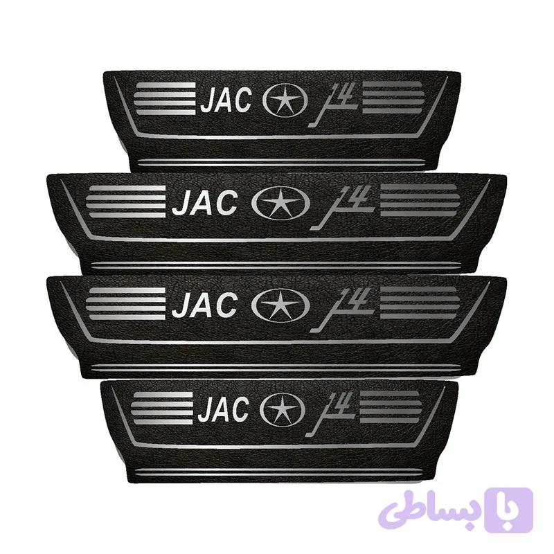 برچسب پارکابی خودرو طرح چرم کد pka1022 مناسب برای جک j4 بسته 4 عددی تولیدی مستر لوکسینو