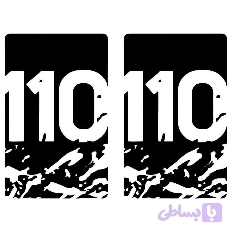 برچسب خودرو کد 110-16 بسته دو عددی تولیدی مستر لوکسینو