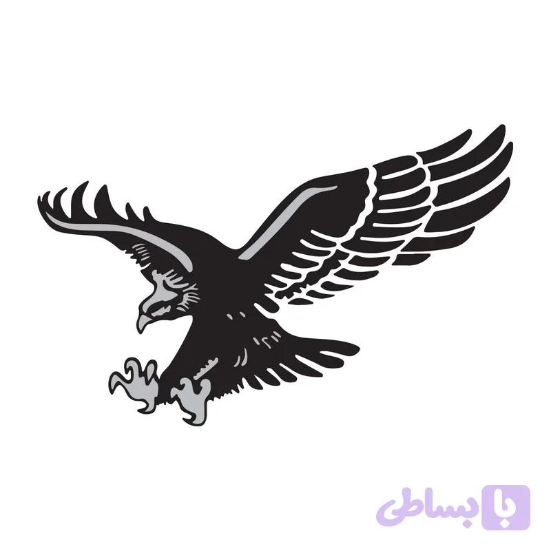 استیکر خودرو طرح عقاب کد 357 تولیدی مستر لوکسینو