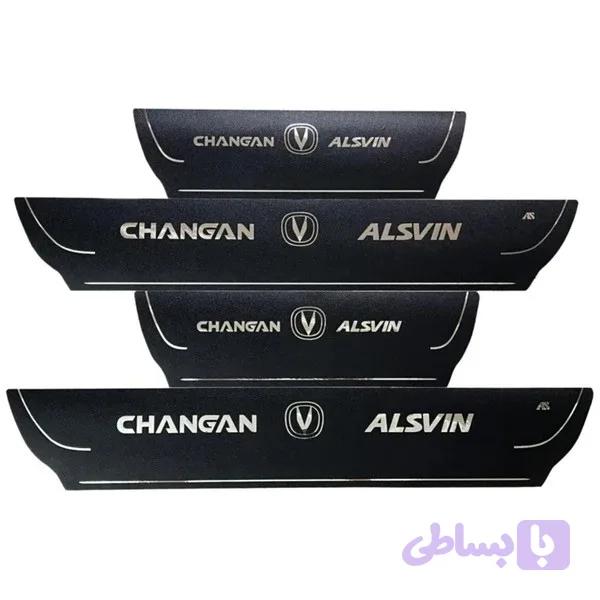 برچسب پارکابی خودرو استیک کد M332 مناسب برای چانگان آلسوین مجموعه 4 عددی تولیدی مستر لوکسینو