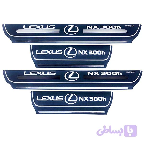 برچسب پارکابی خودرو کد SK027 مناسب برای لکسوس ان ایکس 300 مجموعه 4 عددی تولیدی مستر لوکسینو
