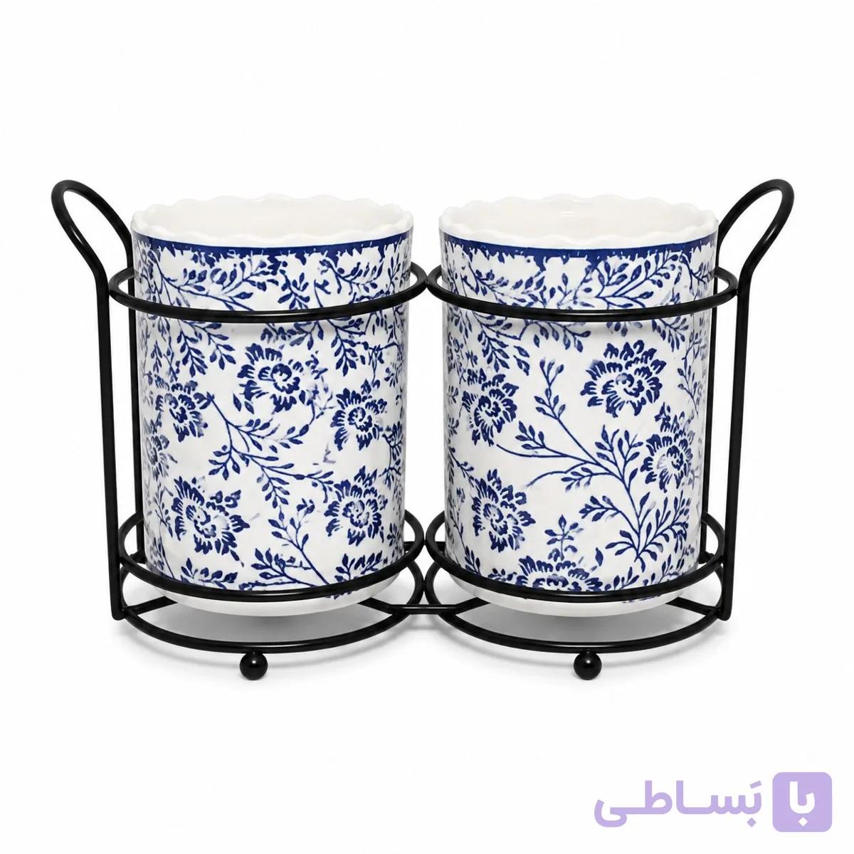 جا قاشقی دو خانه متال هوم