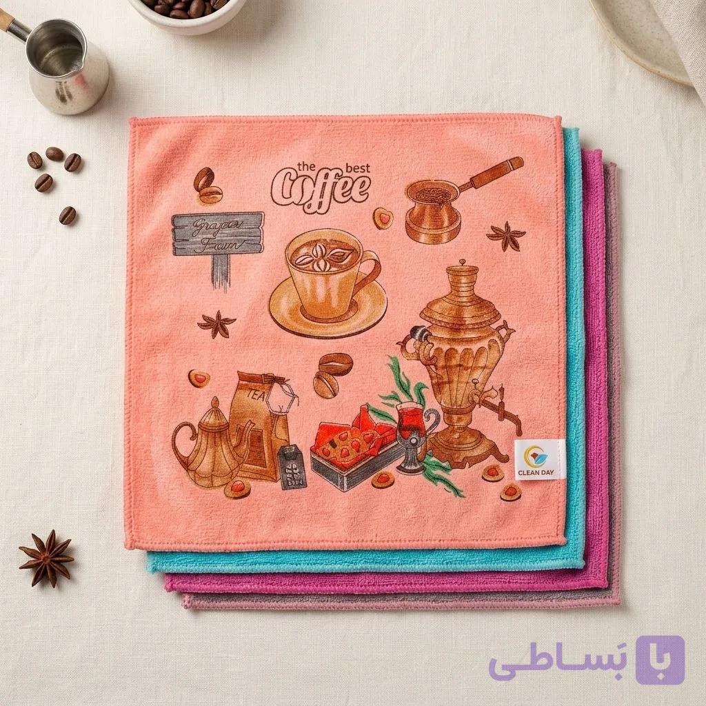 دستمال نانو طرح کافی — تصویر 1