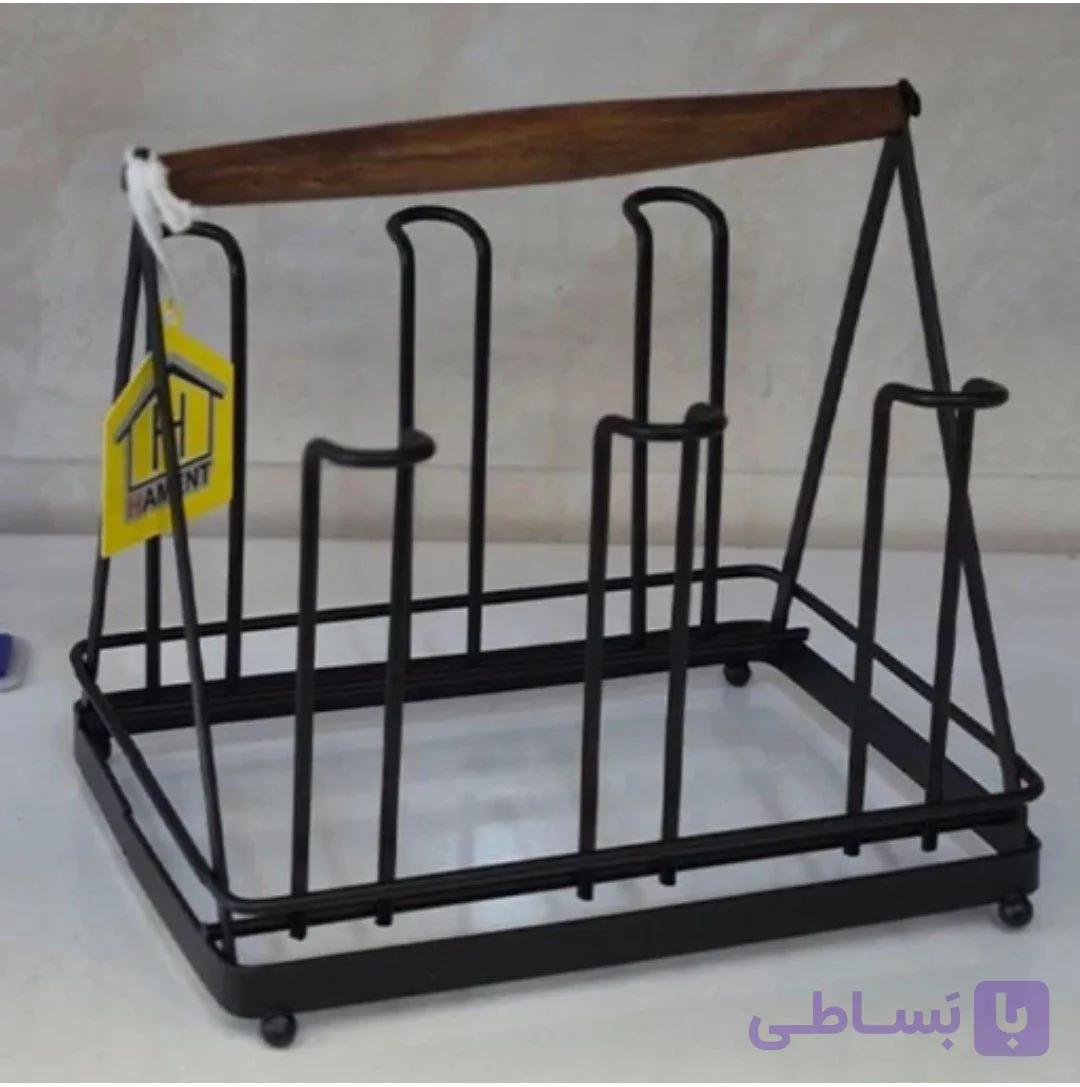 جالیوانی رومیزی فلزی دسته چوبی آذر ریما
