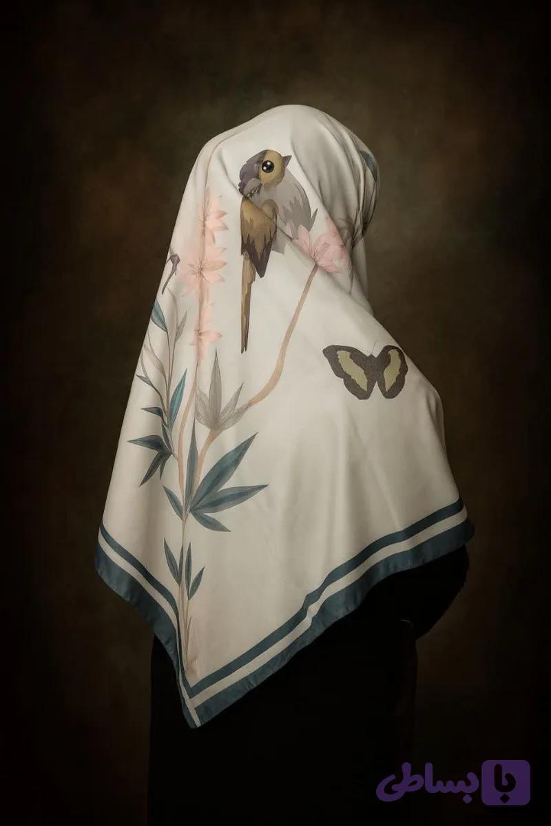 روسری طرح «بلبل»