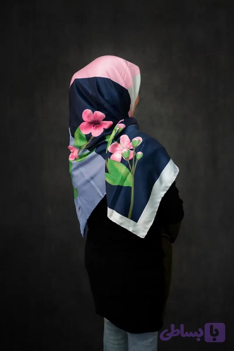 روسری طرح «گلهای شرقی»