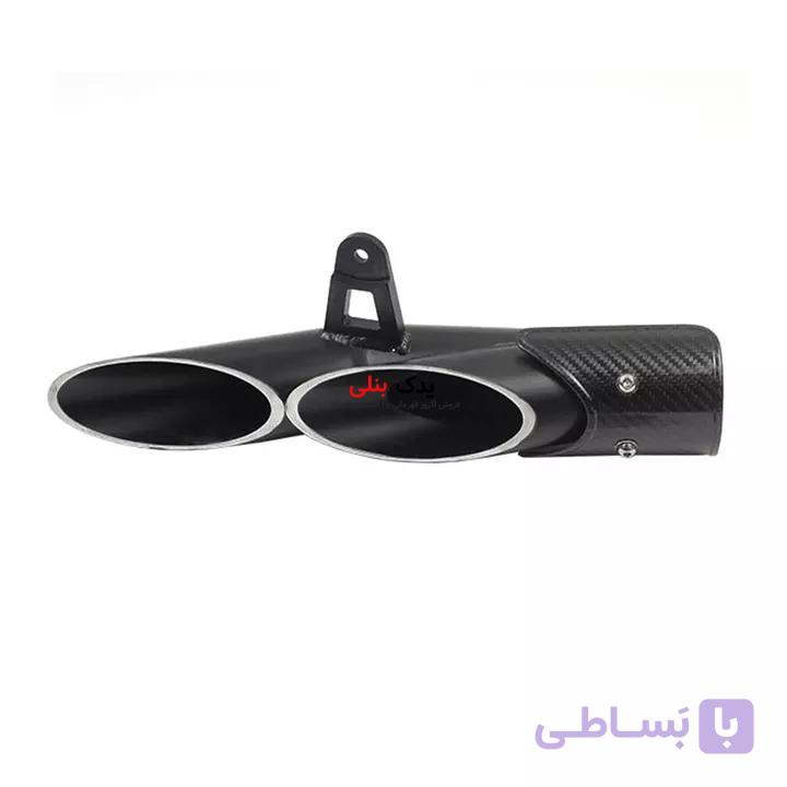 اگزوز قهرمانی دو شاخه  اگزوز حرفه ای کد5544 + تست صدا — تصویر 1