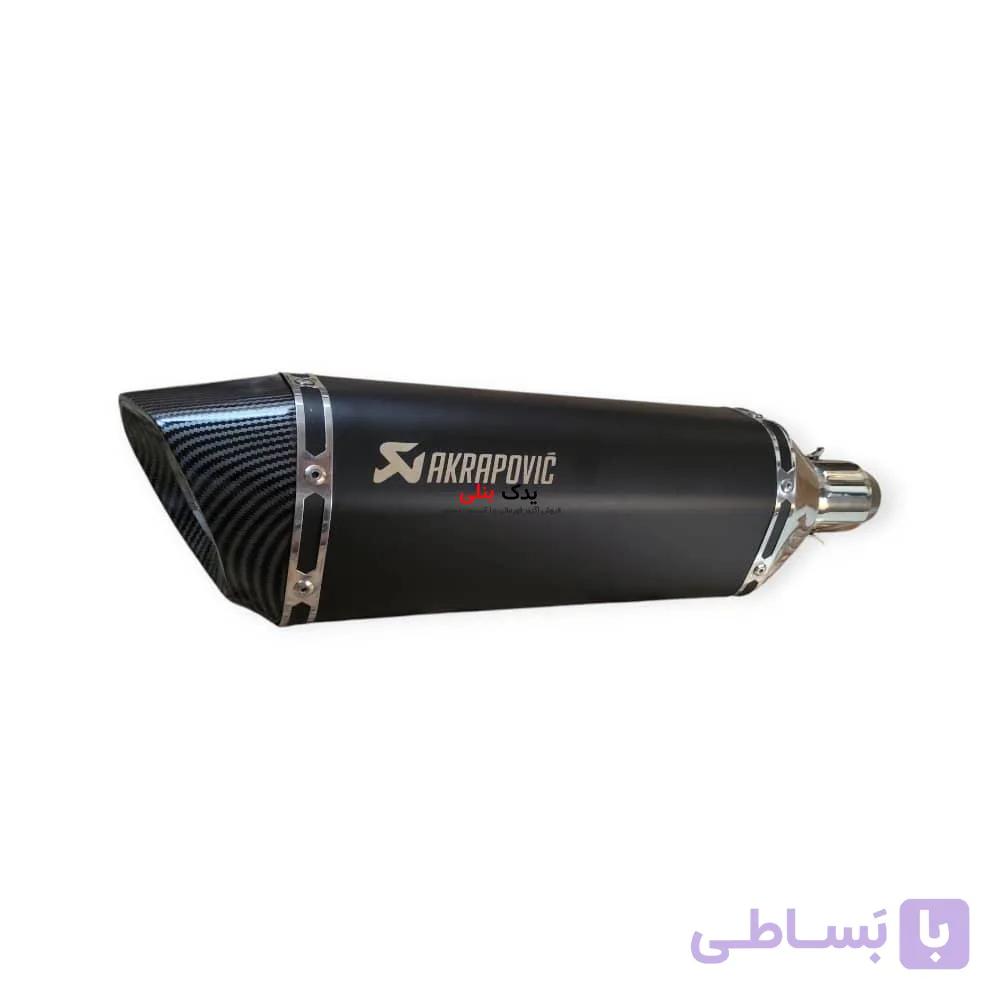 اگزوز قهرمانی 6 گوش اکروپاویچ بزرگ کربن + سایلنسر دار — تصویر 1