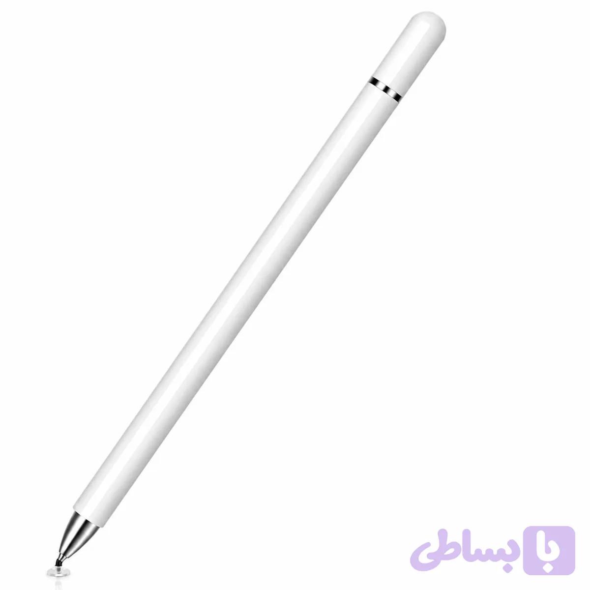 قلم لمسی موبایل و تبلت Touch screen pen با نوک دیسکی و درپوش مغناطیسی — تصویر 1