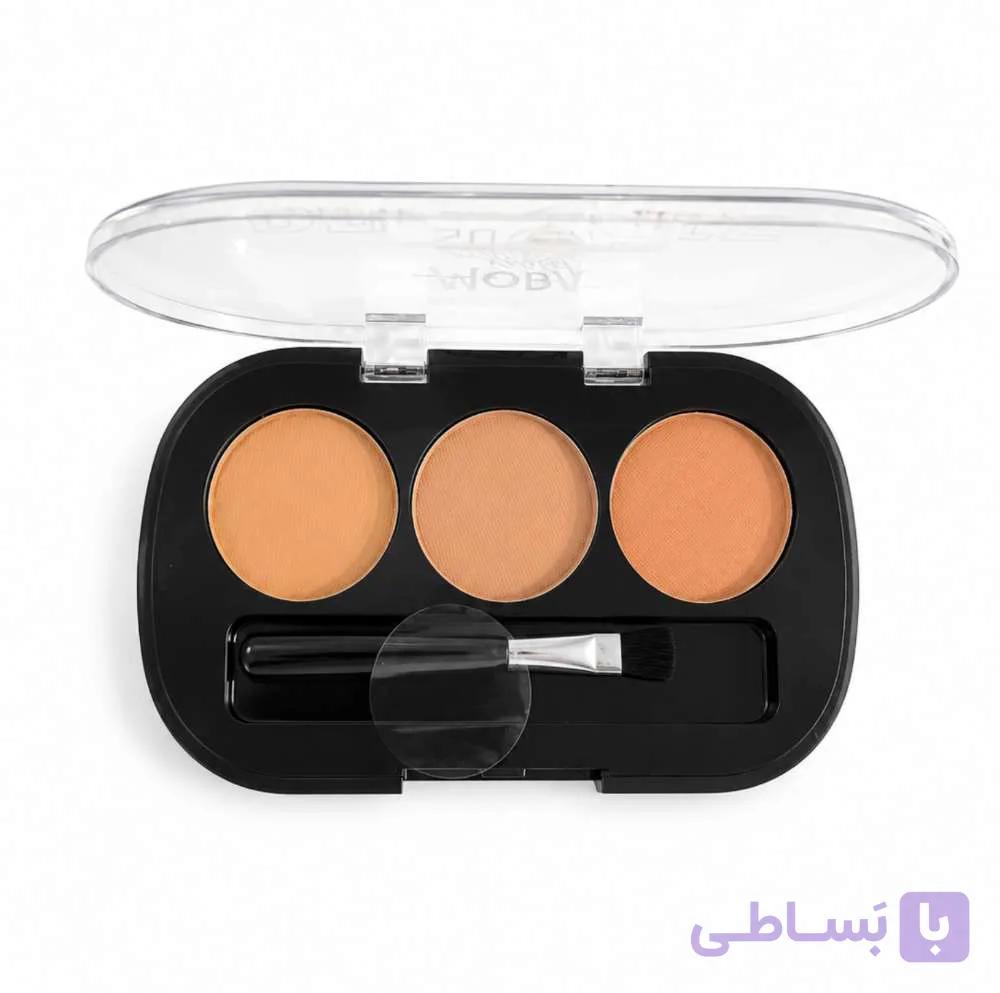 پالت سایه  ابرو 3 عددی مدا moda