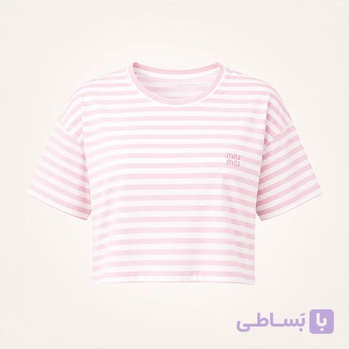 کراپ miu miu صورتی — تصویر 1