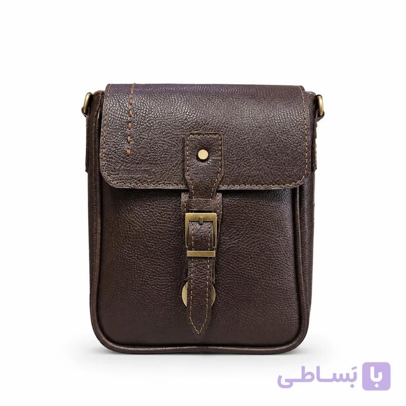 کیف دوشی قهوه ای فلوتر مدل دالاس — تصویر 1