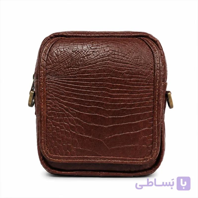 کیف دوشی قهوه ای کرو مدل یوجین