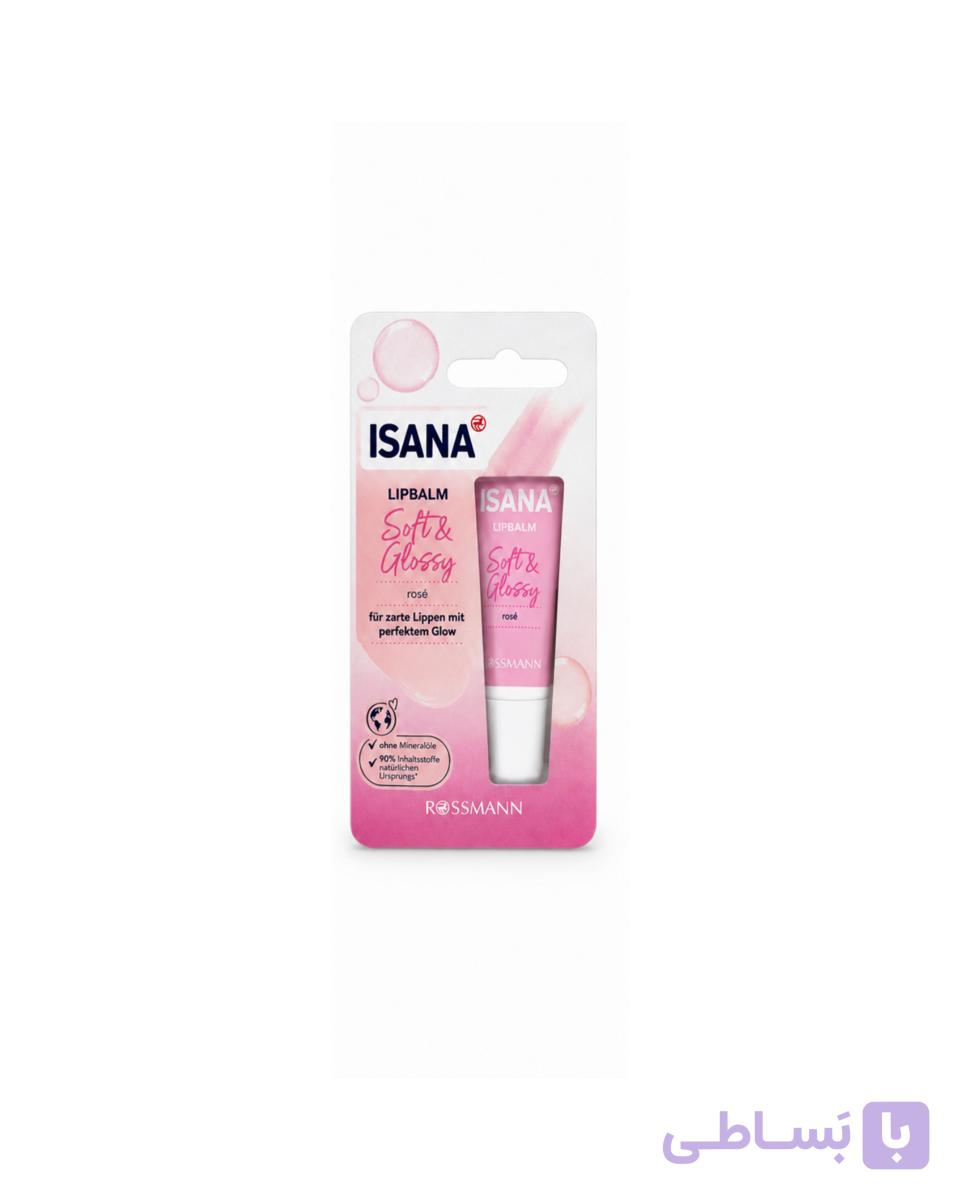 بالم لب ایسانا ISANA Soft &amp; Glossy Rosé (آلمان)