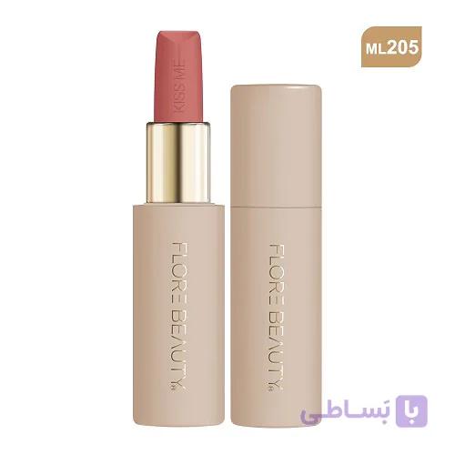 رژ لب جامد مخملی فلور بیوتی شماره ML205