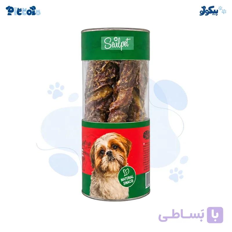 تشویقی طبیعی سگ استخوان کوچک با دورپیچ سیرابی سویل پت SevilPet