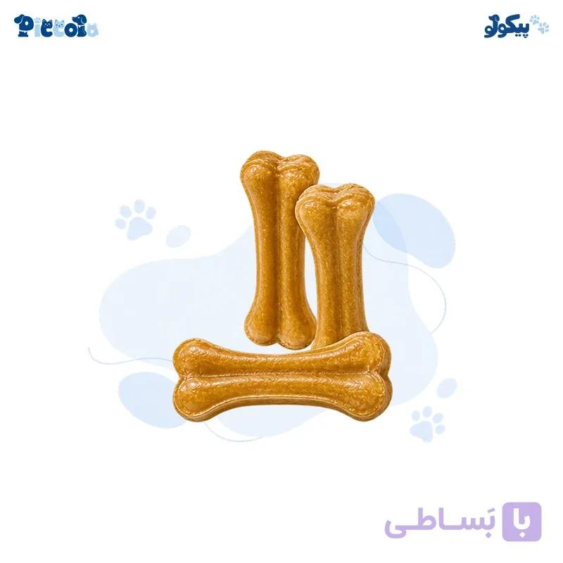 تشویقی سگ استخوانی ژلاتینی 7 سانتی‌متری زیستار (3 عددی)