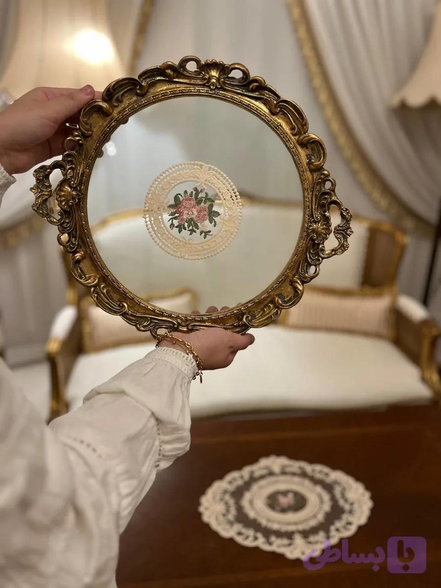 سینی پذیرایی کف دانتل