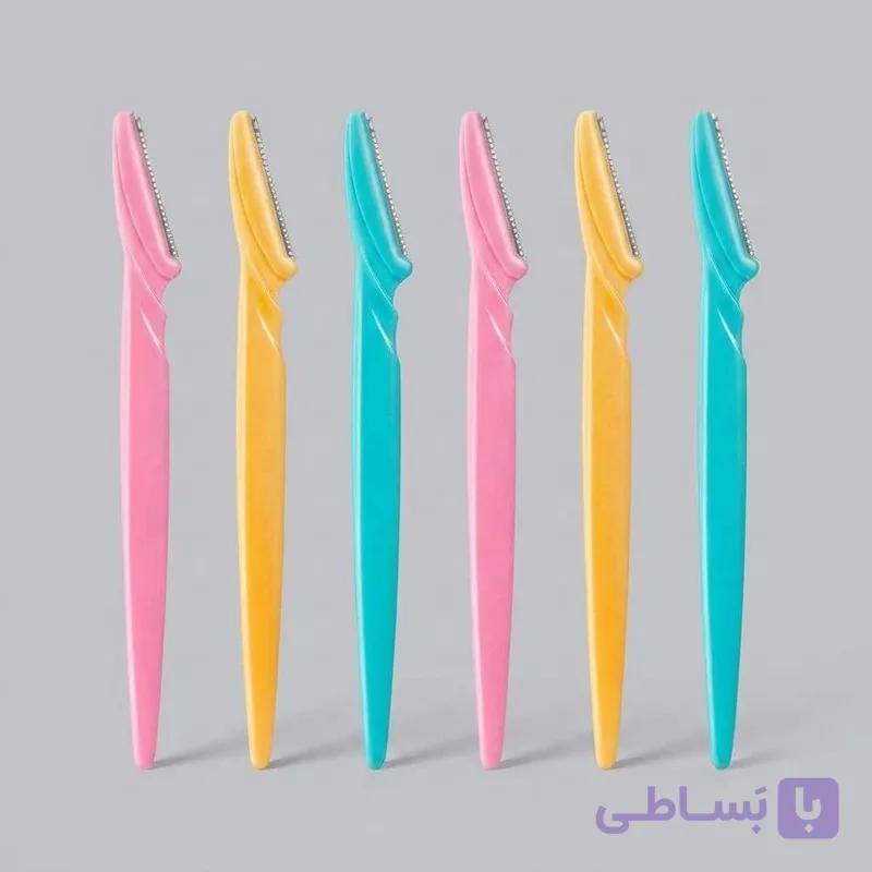 تیغ اصلاح ابرو مدل 007 مجموعه 6 عددی