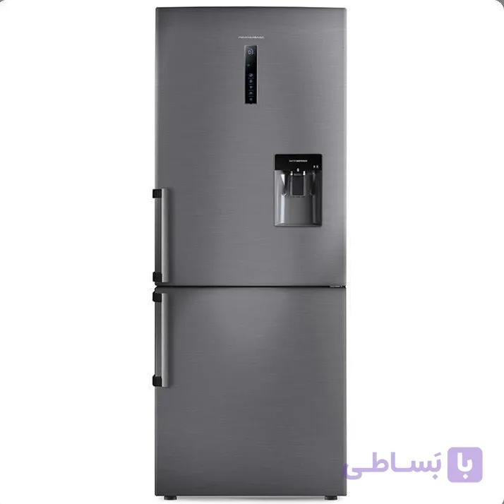 یخچال فریزر پاکشوما مدل RCP496 ix اینوکس-استیل