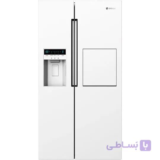 ساید بای ساید اسنوا هارمونی هوم بار دار هوشمند 32فوت سفید متالیک S1Di-M210-W — تصویر 1