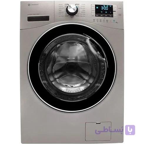 لباسشویی اسنوا اکتا پلاس موتور دایرکت درایو 9 کیلویی نقره‌ای مدل SNW-9050 S — تصویر 1