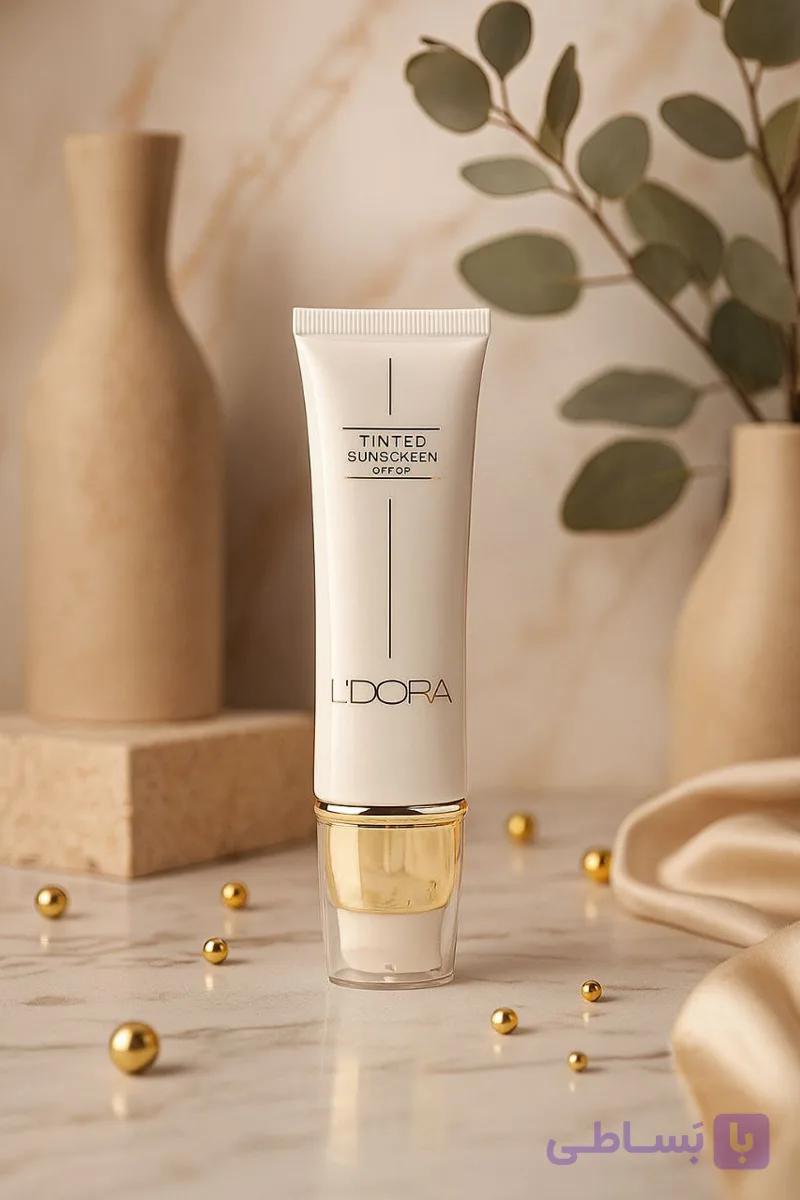 ضدآفتاب رنگی spf50 لدورا 50میل