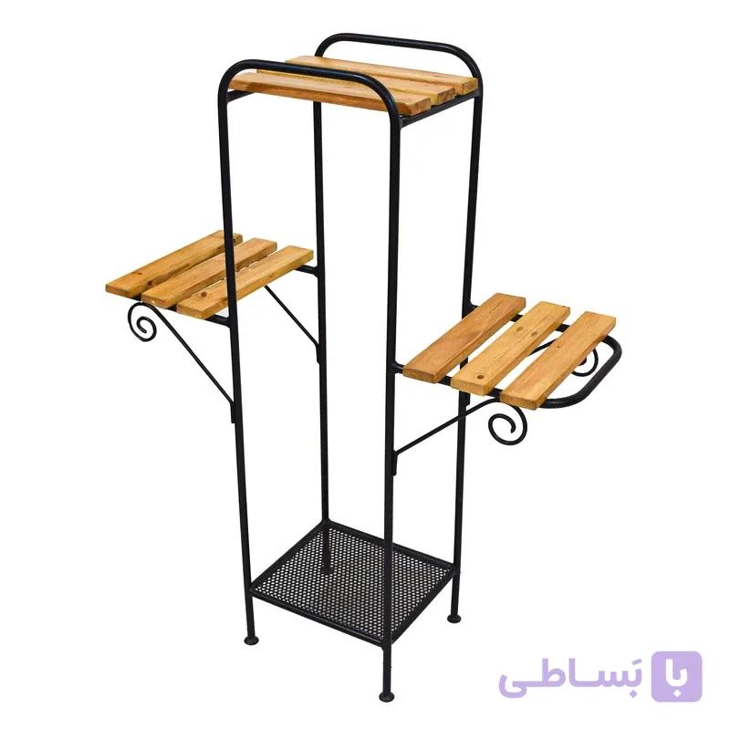استند گلدان چهارپایه ای دسته دار با 4 جاگلدانی مدل S3 — تصویر 1