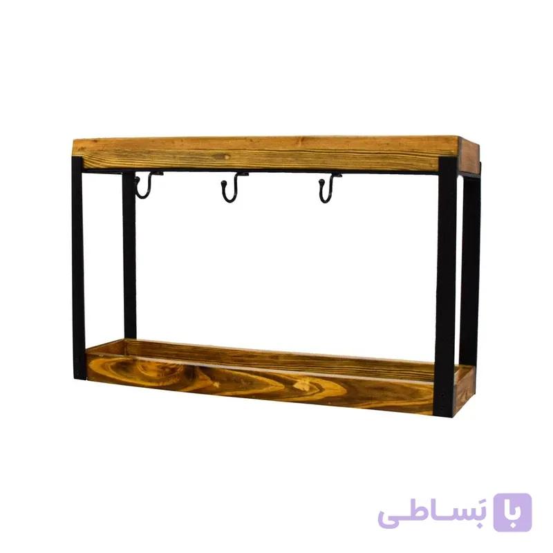 استند کافی بار دو طبقه آویزدار مدل A1 — تصویر 1