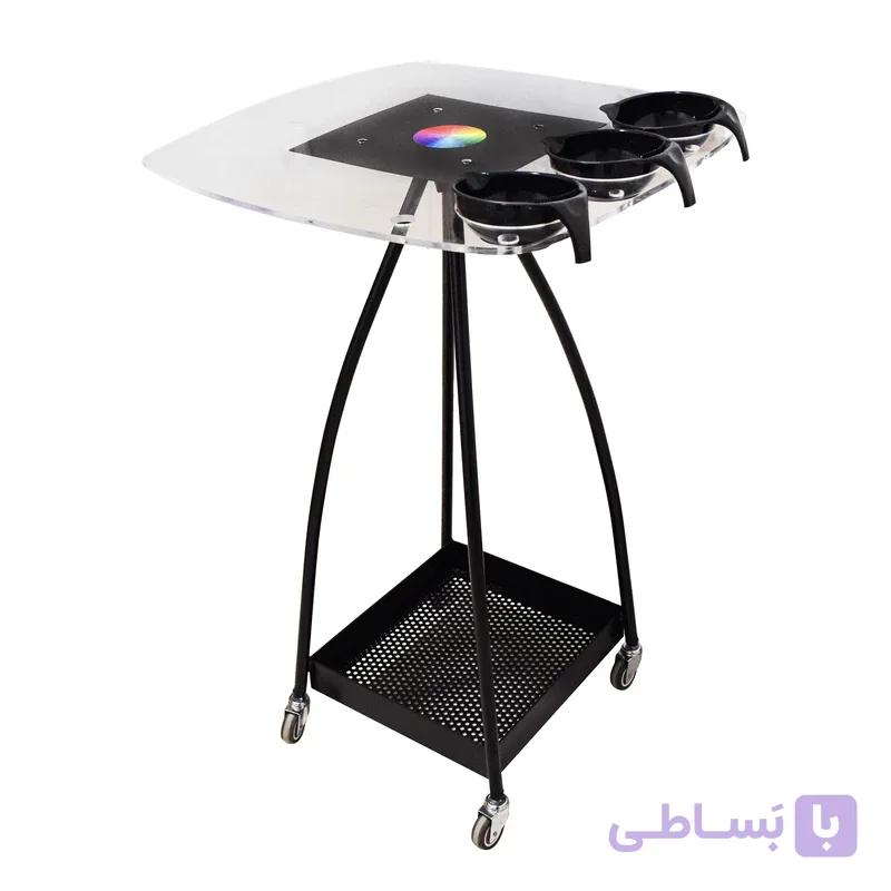 ترولی تخصصی رنگ مو مدل D15 — تصویر 1