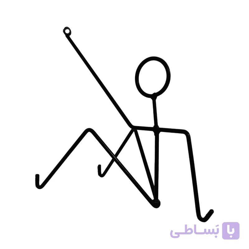 آویز گلدان طرح آدمک کوهنورد مدل S9 — تصویر 1