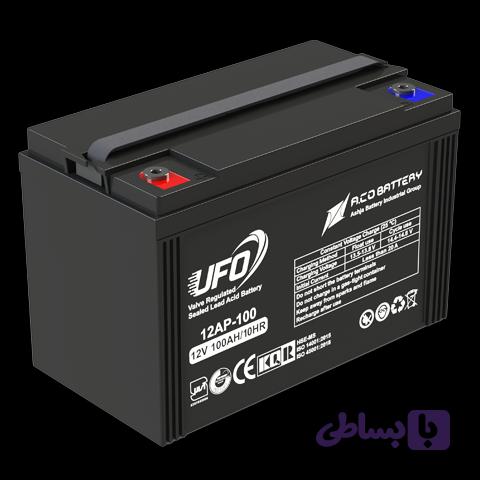 باتری یو پی اس یوفو 100 آمپر - یوتاب پویا صنعت