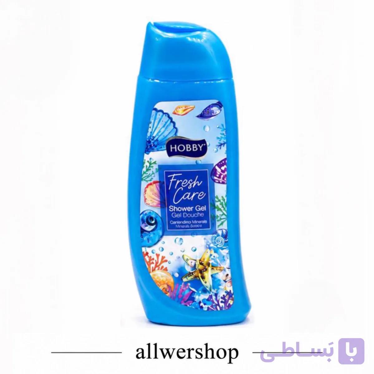 شامپو بدن هوبی HOBBY مدل Fresh Care Sea Minerals | مواد معدنی دریایی | ۵۰۰ میلی‌لیتر