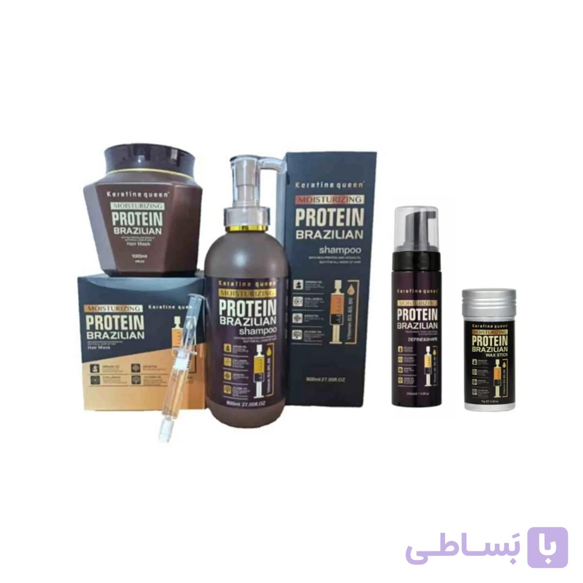 پک 4 عددی مراقبت مو کراتین کویین اصل — تصویر 1