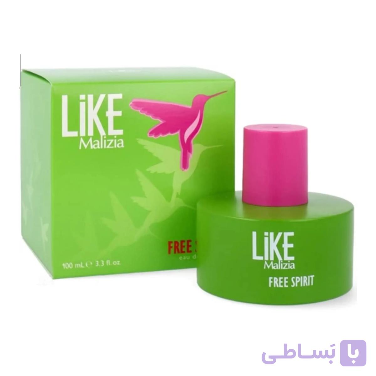 عطر زنانه لایک مالیزیا مدل فری اسپریت 100میل Free Spirit — تصویر 1