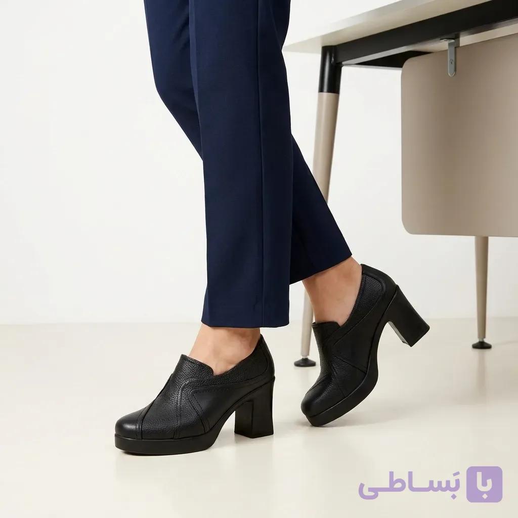 کفش طبی زنانه پاشنه بلند مدل براوو برت — تصویر 1