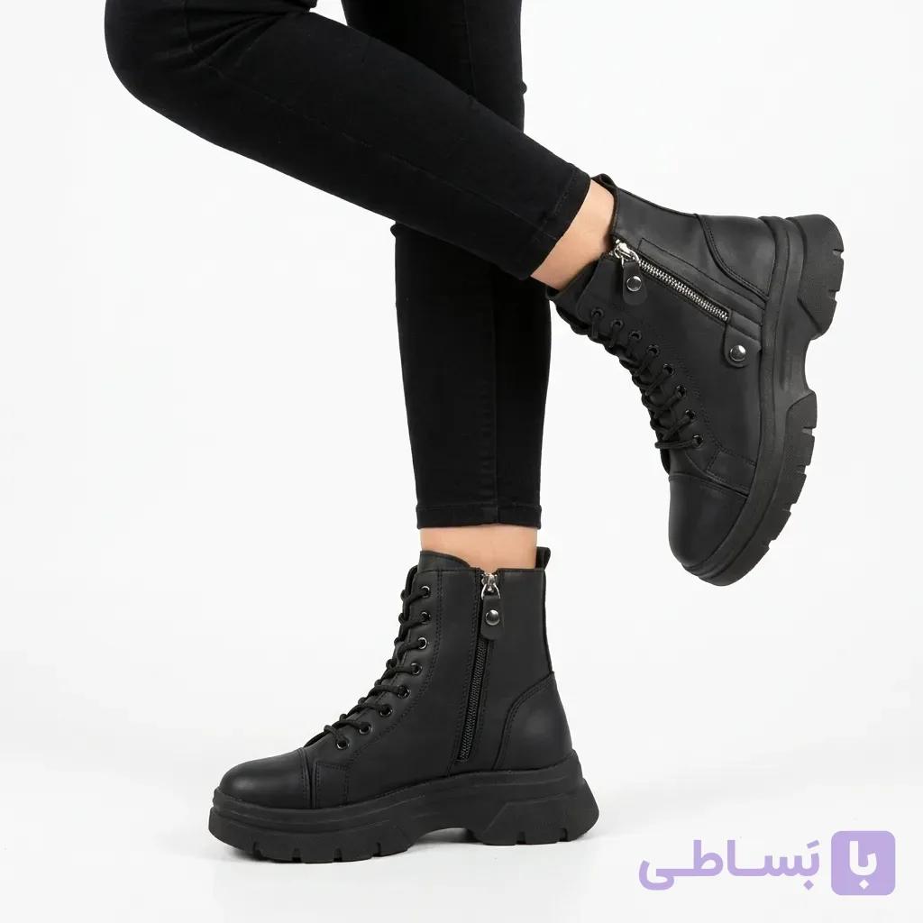 بوت زنانه ساقدار مدل لمیس — تصویر 1