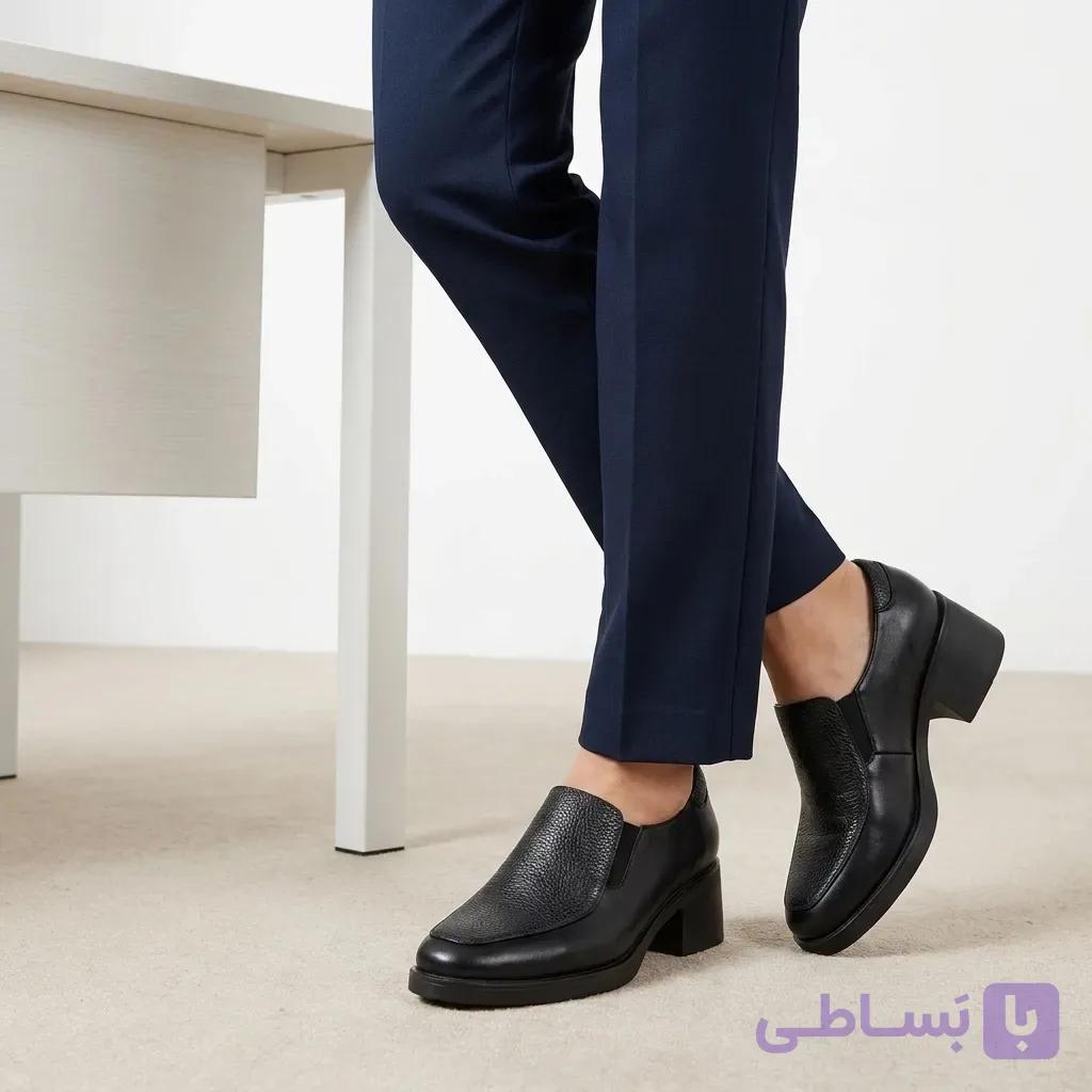 کفش طبی زنانه پاشنه دار اداری مدل کروز — تصویر 1