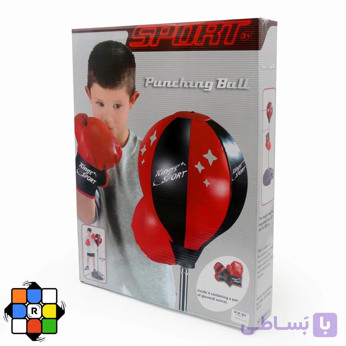 ست پایه بوکس کودک با دستکش — تصویر 1