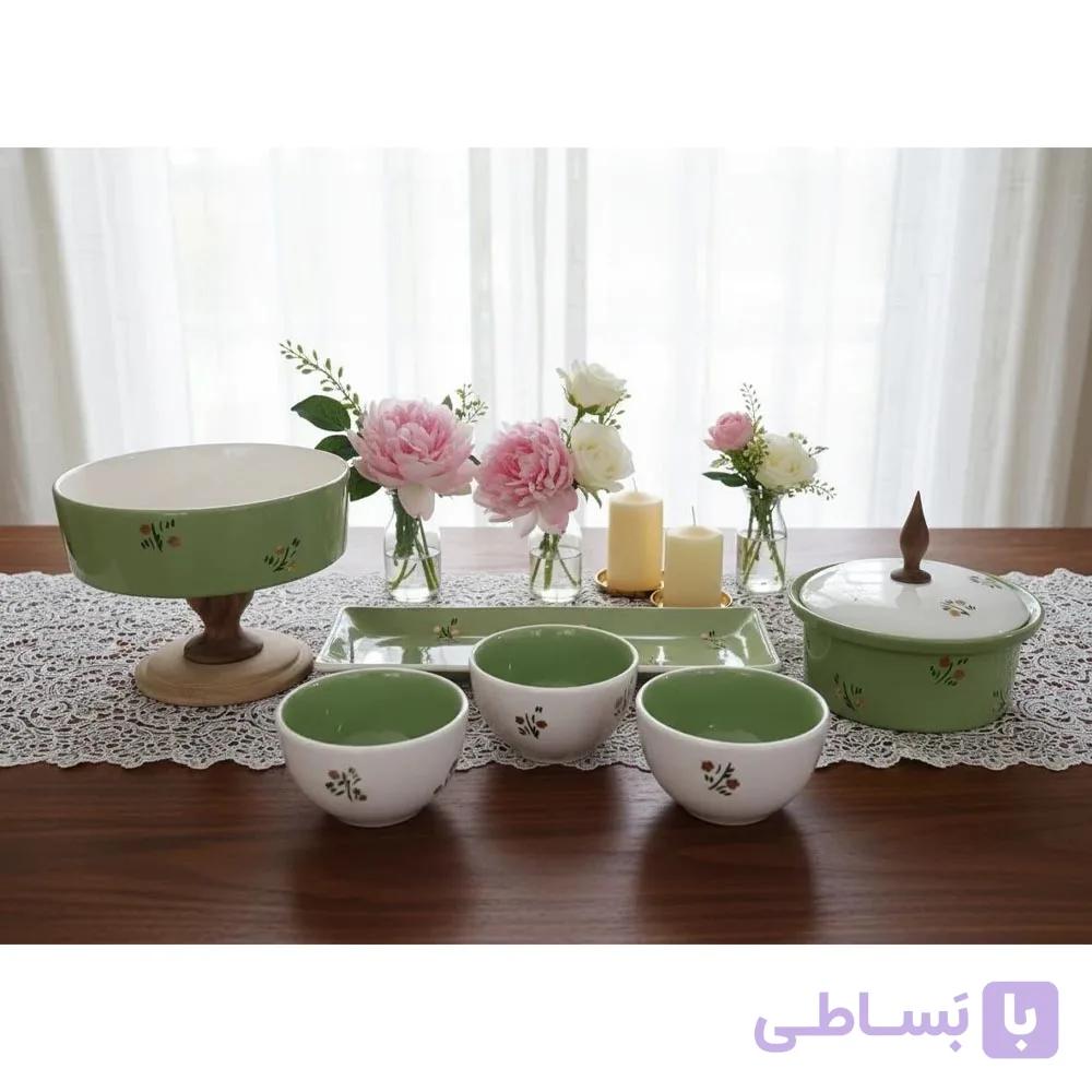 سرویس پذیرایی سرامیکی طرح بهارین — تصویر 1