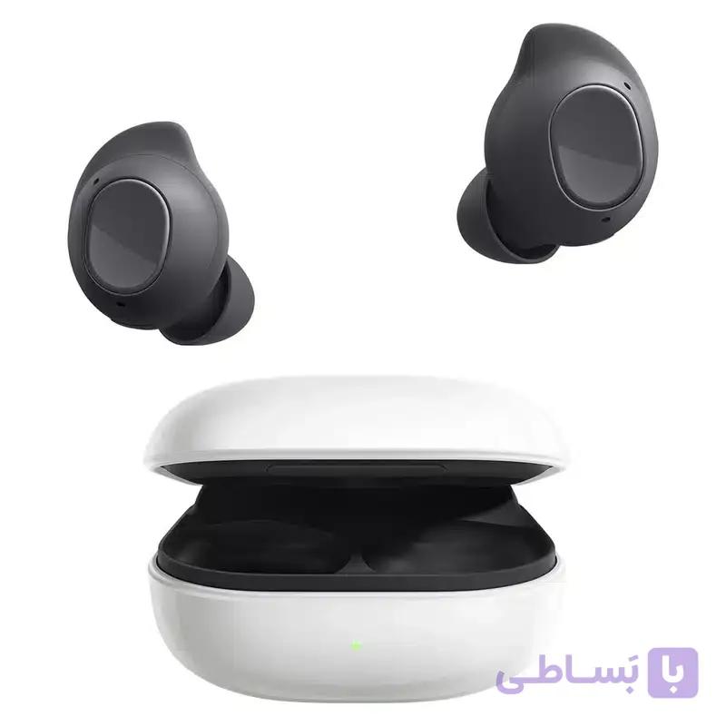 هدفون بلوتوثی سامسونگ مدل Galaxy Buds FE با نویز کنسلینگ فعال (ANC)، درگاه شارژ USB Type-C، دارای میکروفون دوگانه، مقاوم در برابر رطوبت و عرق — تصویر 1