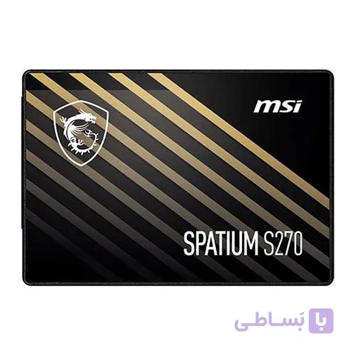 حافظه اس اس دی ام اس آی مدل MSI SPATIUM S270  با ظرفیت 120 گیگابایت