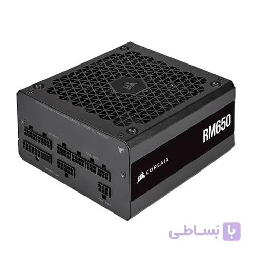 منبع تغذیه کامپیوتر کورسیر مدل CORSAIR RM650  GOLD