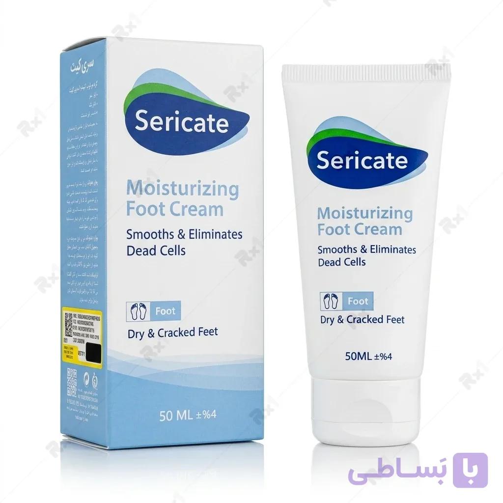 کرم مرطوب‌کننده و لایه‌بردار پا سری‌کیت برای پوست خشک، زبر و ترک‌خورده حجم ۵۰ میلی‌لیتر — تصویر 1