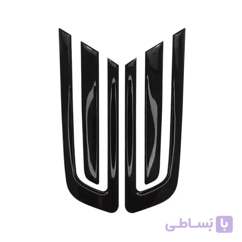 برچسب کالرینگ سه بعدی چراغ عقب اسپرت مناسب برای دنا پلاس مجموعه 4 عددی — تصویر 1