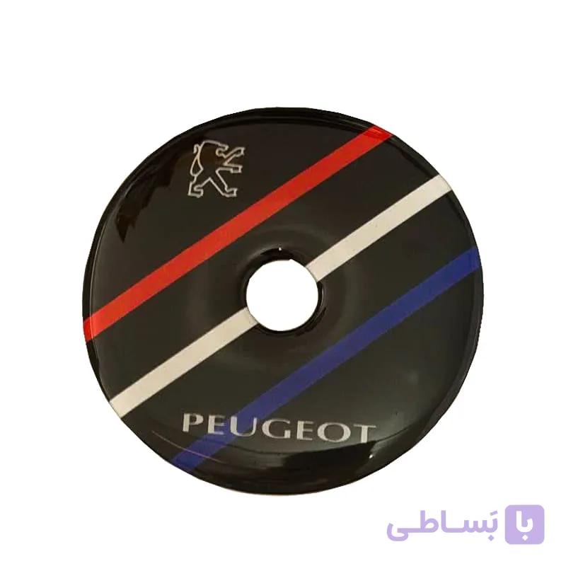 برچسب ژله ای درب باک خودرو مناسب برای 206 و 207 — تصویر 1